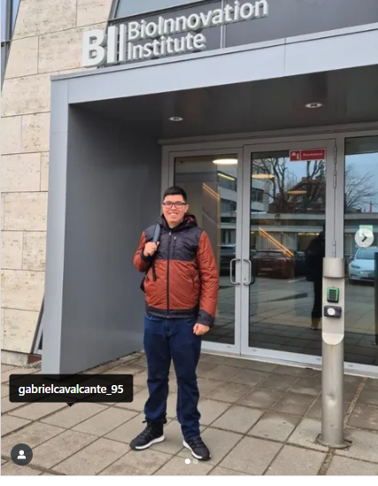 Gabriel na renomada Copenhagen Business School (Escola de Negócios de Copenhague)